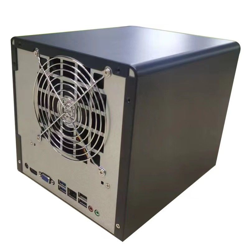 Obszar Nas Serwer przechowywania Podwozie gospodarstwo domowe 4 Bay Computer Case Panel ze stopu aluminium