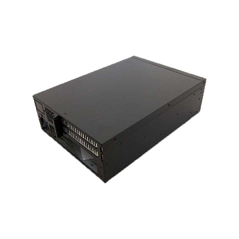 6u Rackmount Server Chassis Design Czarna Elektronika Przemysłowa 19 cali 3u Komputer Case Pc