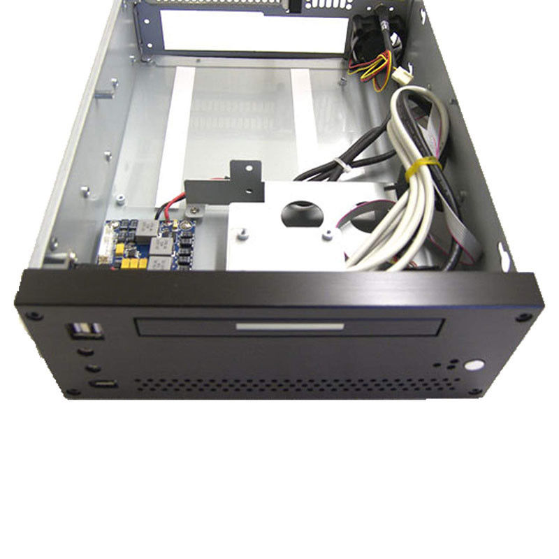 6u Rackmount Server Chassis Design Czarna Elektronika Przemysłowa 19 cali 3u Komputer Case Pc