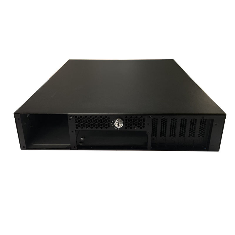 Unikalny projekt 2u Control Industrial Rackmount Chassis z zamkiem do serwera i magazynu