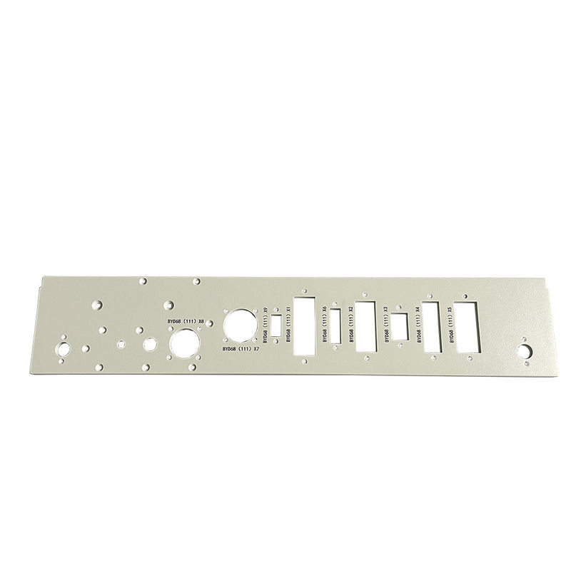 Online Custom Aluminium Sheet Metal Fabrication Panel Anode Sandblasting Stamping Motor Spare Parts