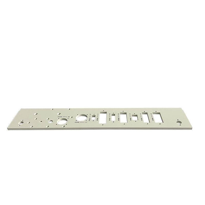 Online Custom Aluminium Sheet Metal Fabrication Panel Anode Sandblasting Stamping Motor Spare Parts
