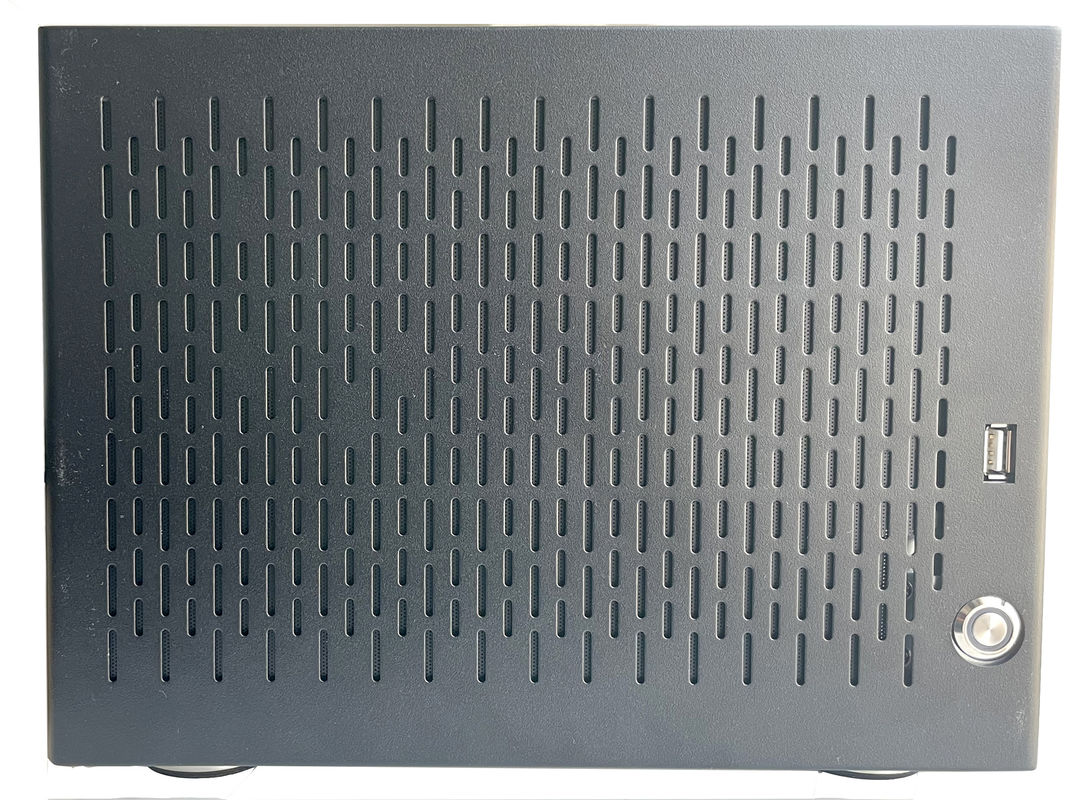 6 Podwozie serwera do przechowywania danych NAS dla gospodarstw domowych z obudową panelu z czarnego aluminium