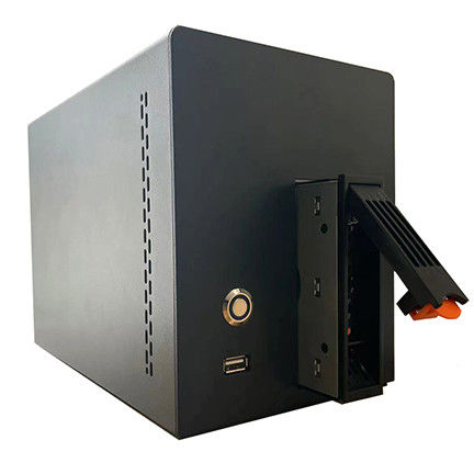 Obszar Nas Serwer do przechowywania Podwozie gospodarstwo domowe 2 Bay Komputer Case Aluminium Panel stopu
