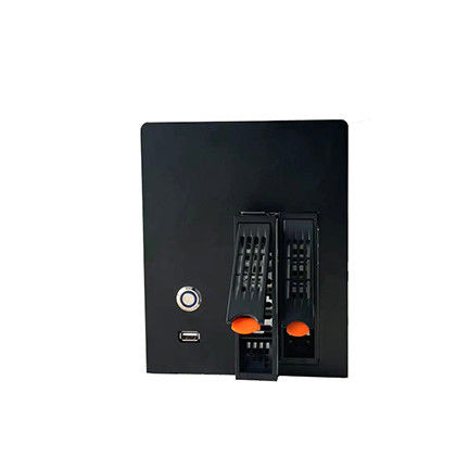 Obszar Nas Serwer do przechowywania Podwozie gospodarstwo domowe 2 Bay Komputer Case Aluminium Panel stopu